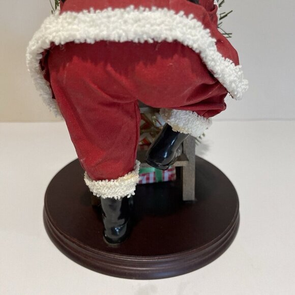 Possible Dreams Clothique Santa at Desk Fabriché Collection 10.5" Vintage RARE - Picture 10 of 16